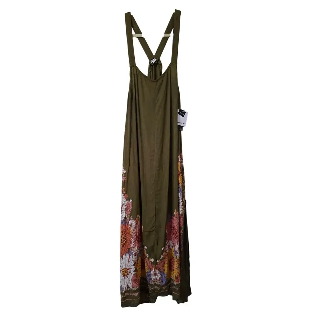 NwT Large O'Neill Women's Floral Cover-up Tank Dress - Picture 3 of 10